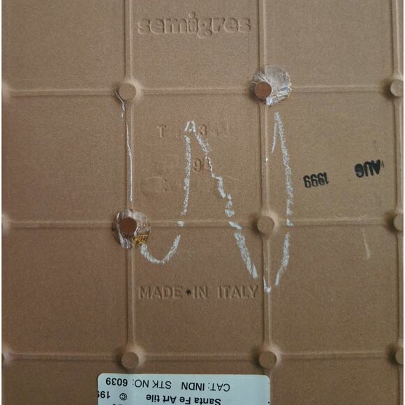 Vintage Arius Tile Company Pueblo Nativity 8 X 12 Christmas Jesus Religious - Picture 5 of 5